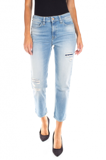 CROPPED SLIM JEANS